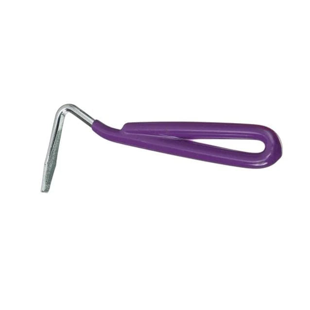 Hoof Pick Purple Vinyl Coated Handle
