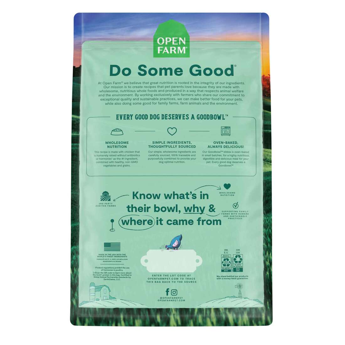 OPEN FARM GOODBOWL CHICK 3.5lb