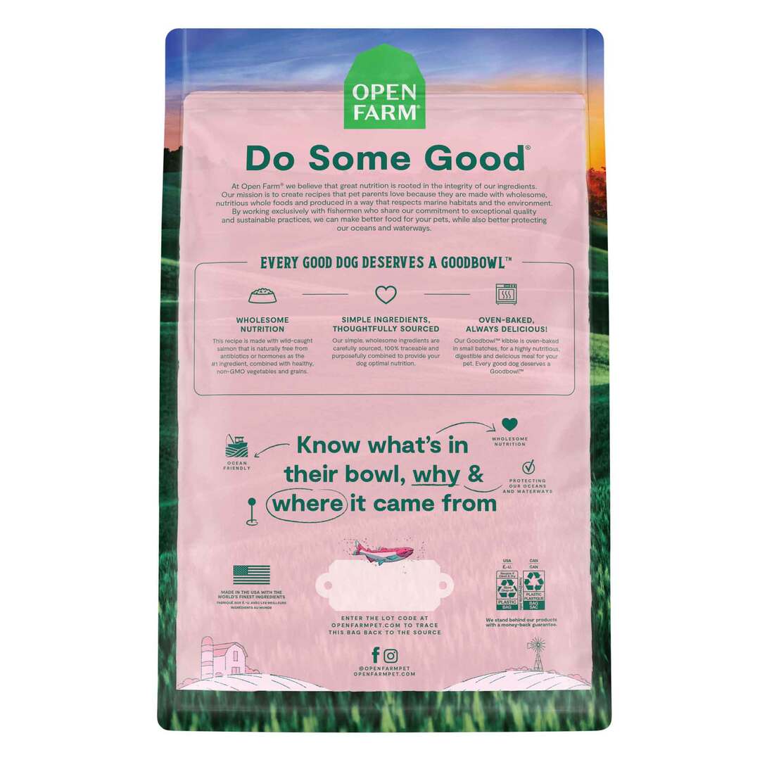 OPEN FARM GOODBOWL SALM 3.5lb