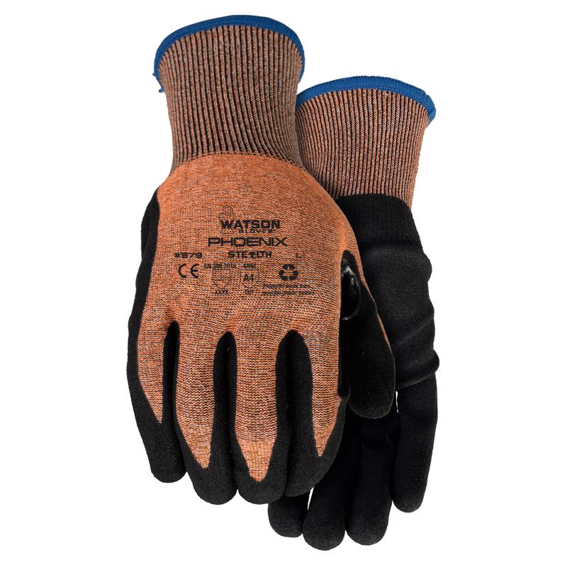 Watson Gloves Polyester Stealth Phoenix Orange Protective Gloves