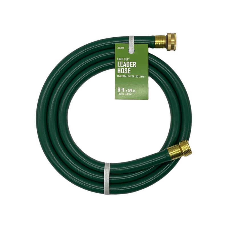Light Duty Commercial Grade Leader Hose ATC 5/8 in. D X 6 ft. L