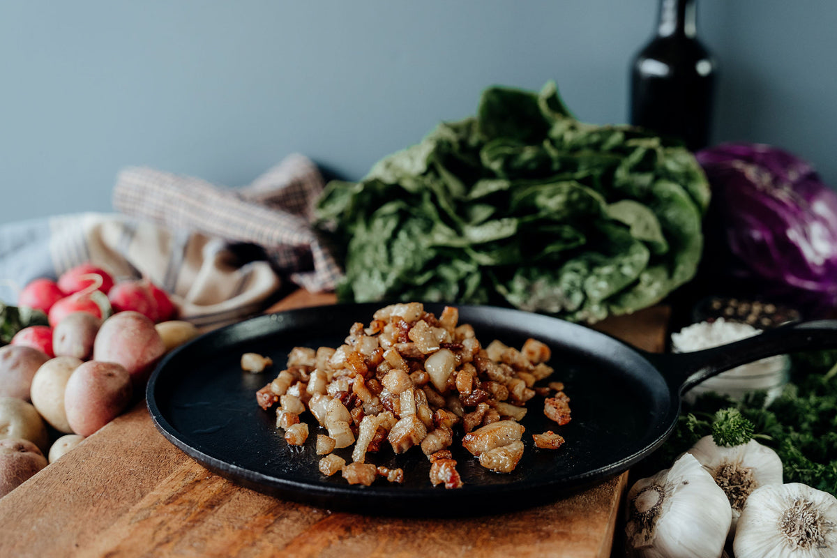 Sugar Free Pork Belly DICED - 1 lb.