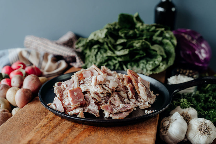 Sugar Free Canadian Pork Bacon Ends - 1 lb.