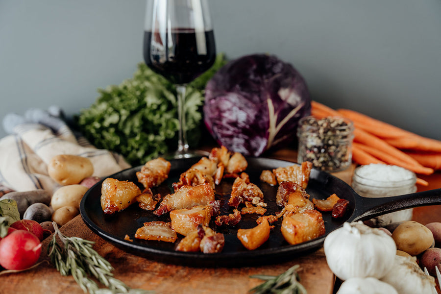 Sugar Free Pork Bacon Ends - 1 lb.