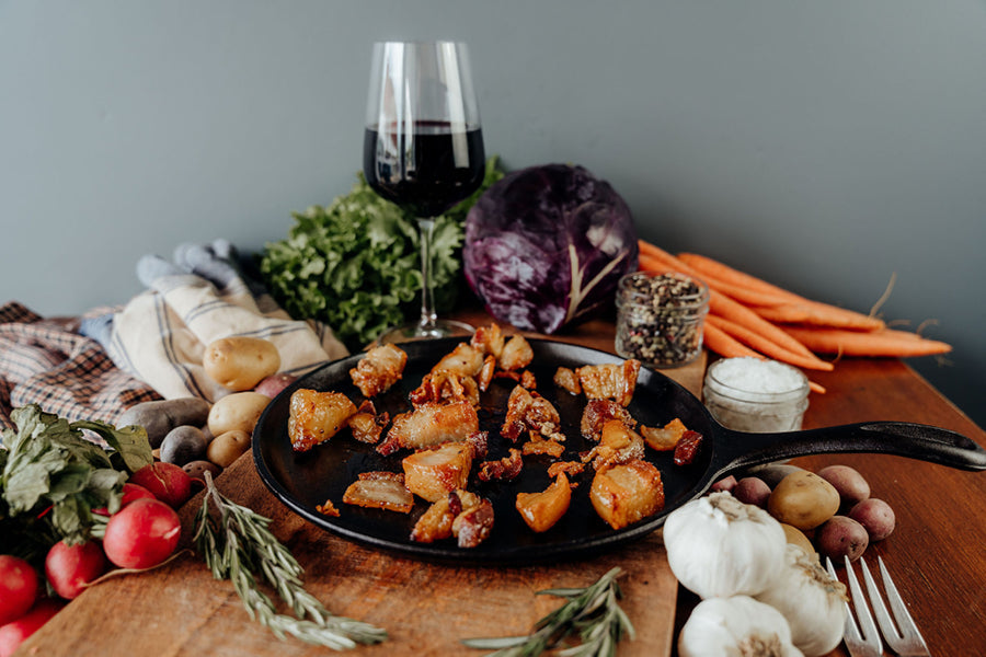 Sugar Free Pork Bacon Ends - 1 lb.