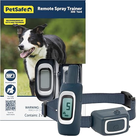 PetSafe Remote Spray Trainer Collar Tone, Vibration & Spray 300 yards