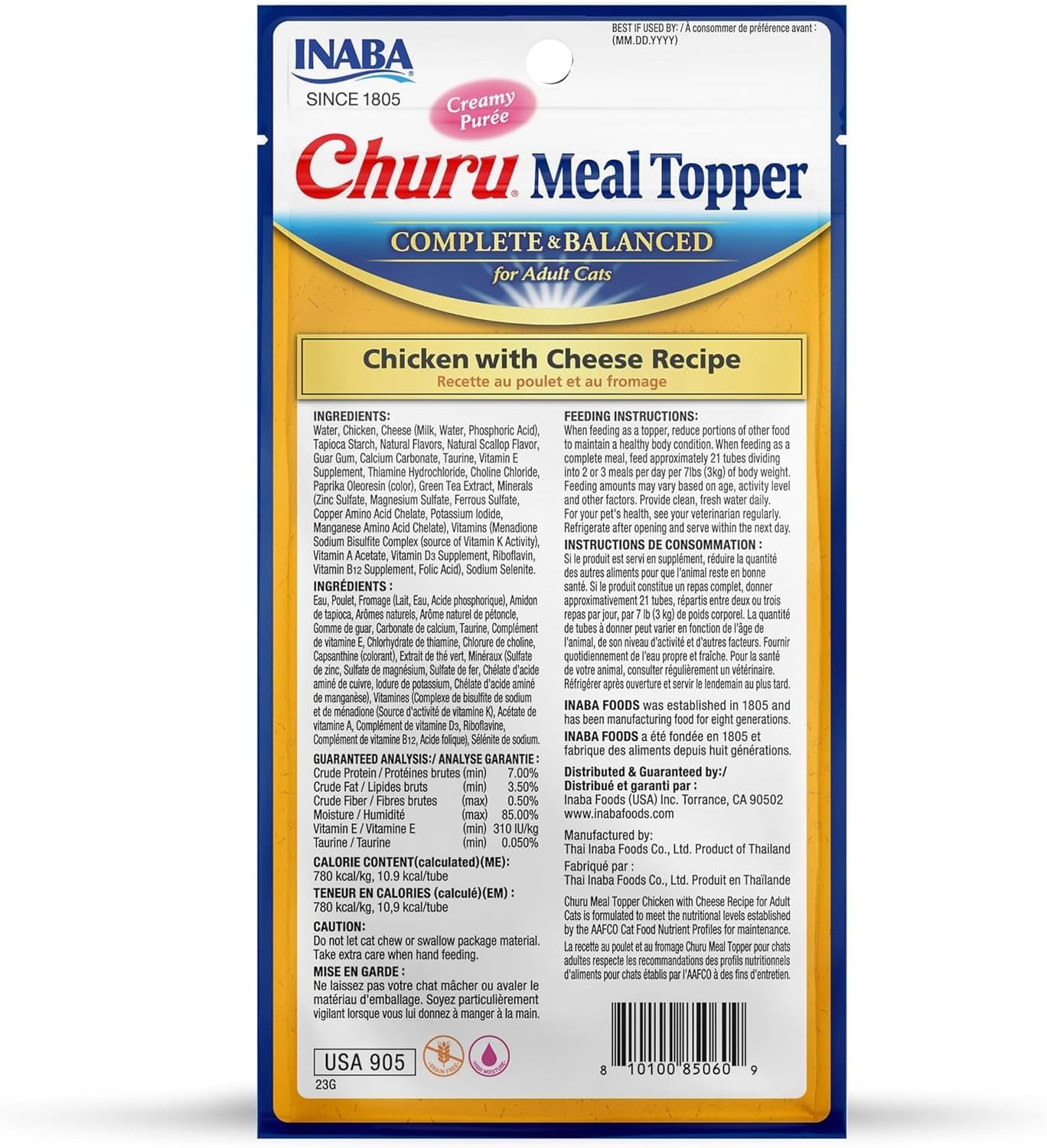 Inaba CHURU TOPPER CHIC/CH 4pk