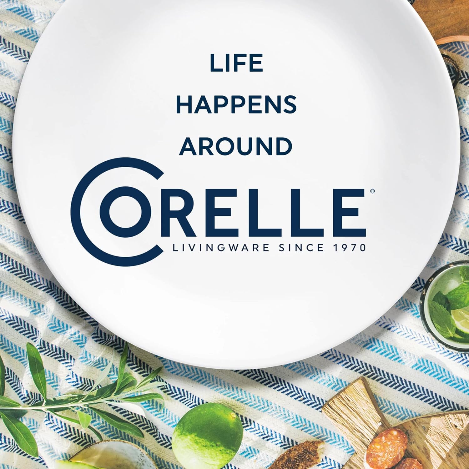 Corelle PLATE LARGE WHITE