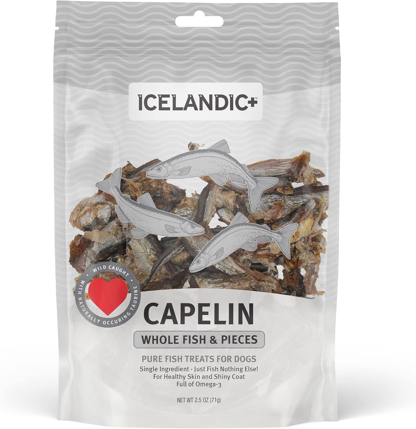 CAPELIN WHOLE FISH & P 2.5 oz