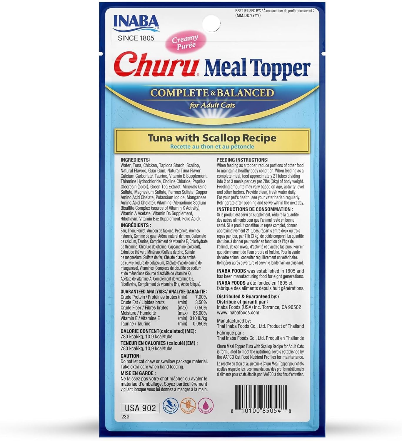 Inaba CHURU TOPPER TUNA/S 4pk