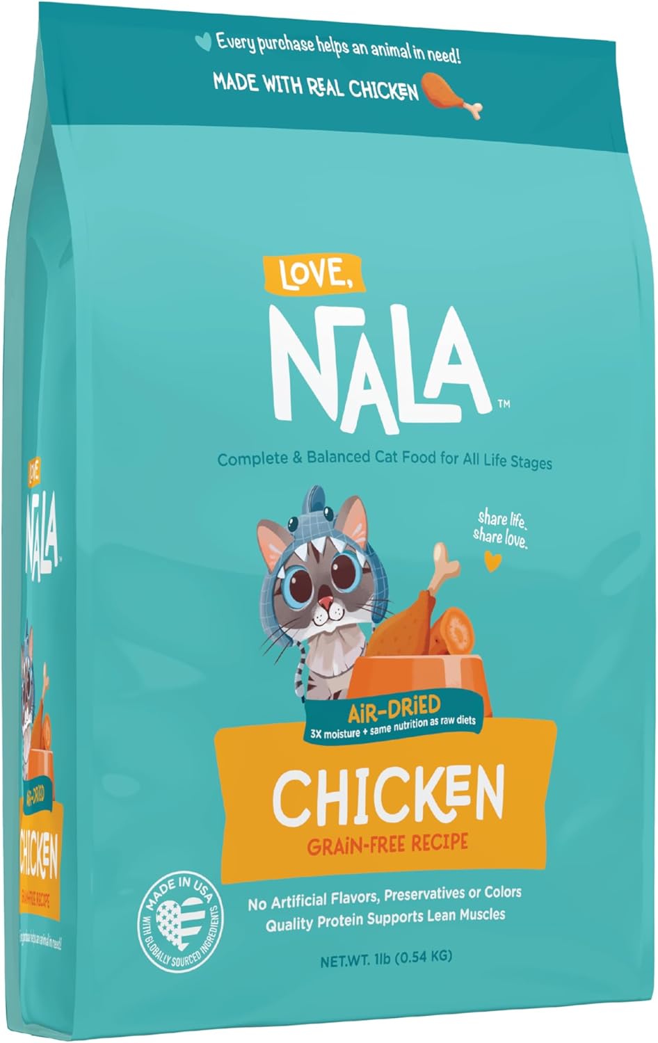 NALA CHICKEN AIR DRIED FD 1LB