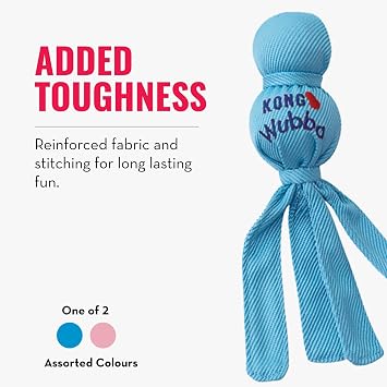 Kong Puppy Wubba Ballistic Dog Toy Assorted Colors