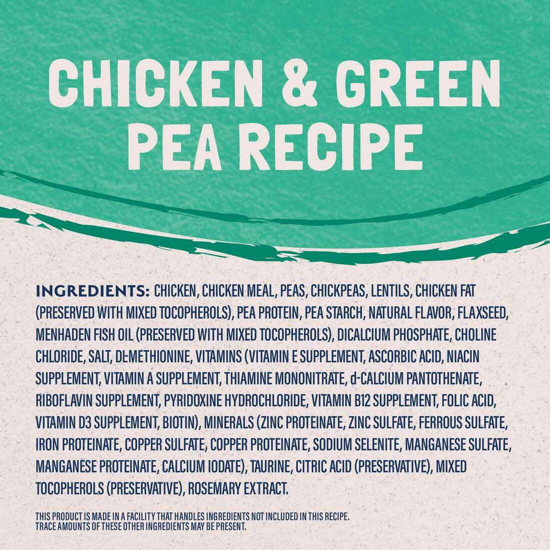 NBP DRY CAT LID CHKN/PEA 10#