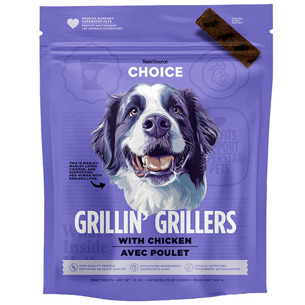 NutriSource GRILLERS CHICKEN TREAT 12OZ