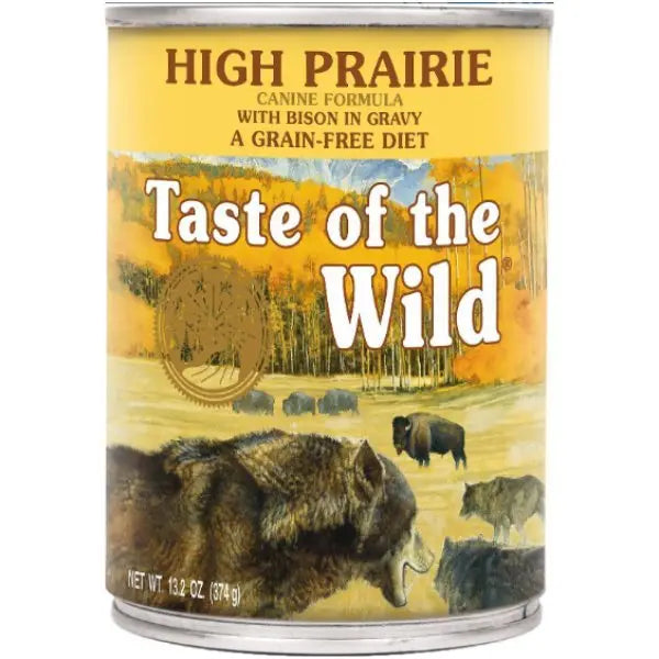 Taste Of The Wild High Prairie with Bison in Gravy Canned Dog Food 13.2oz