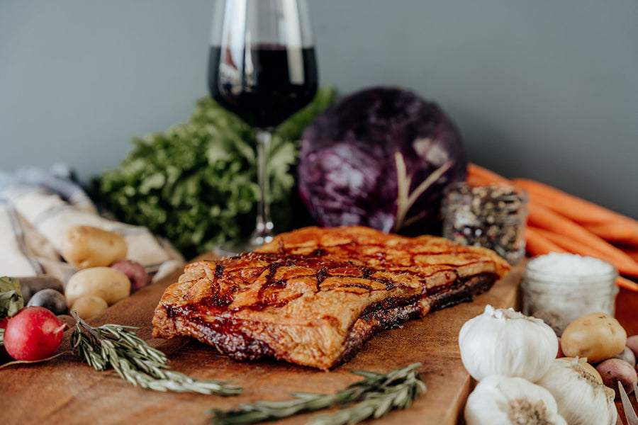 Fresh Skin-On Pork Belly - 4 lbs