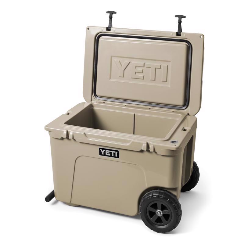 YETI Tundra Haul Desert Tan 50 qt Roller Cooler