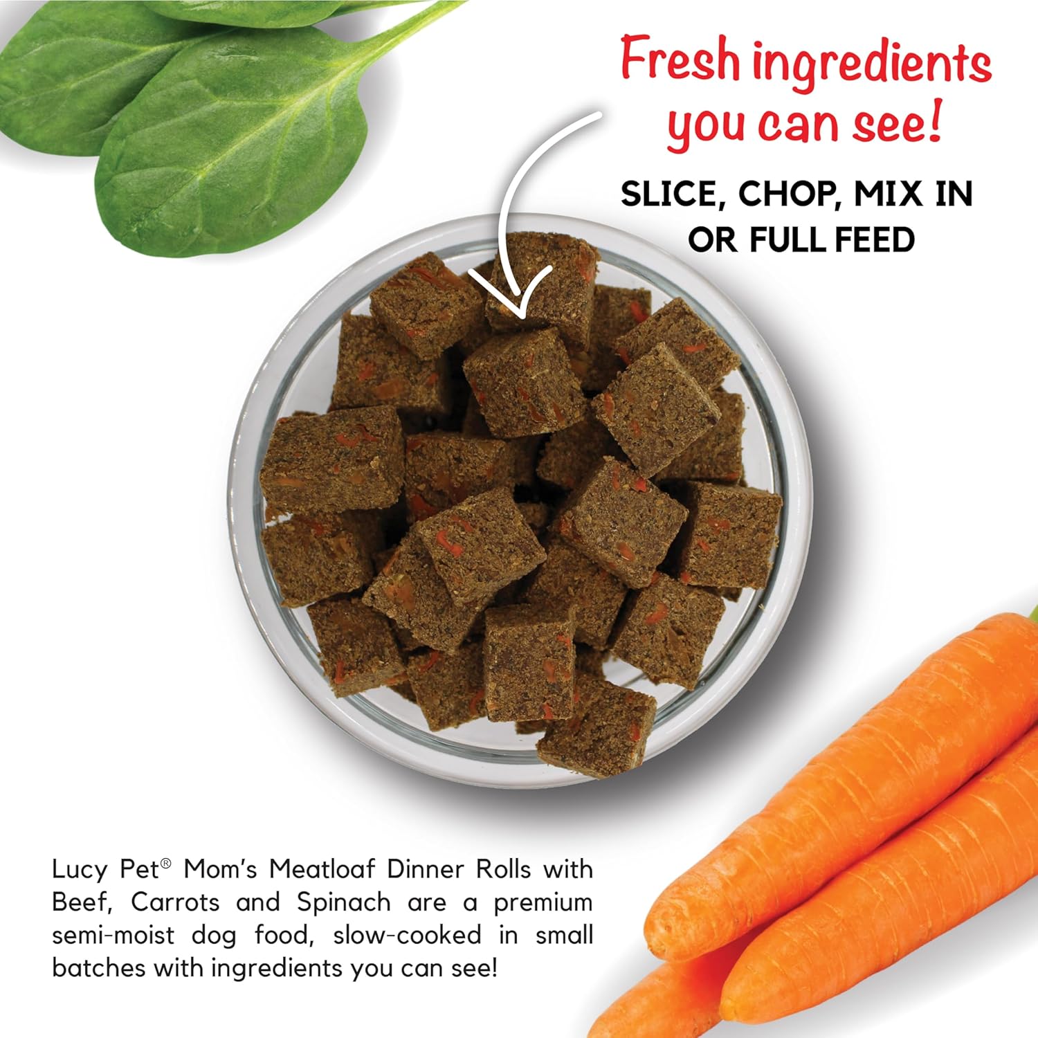 Lucy Pet Meat Loaf Beef 2 lb