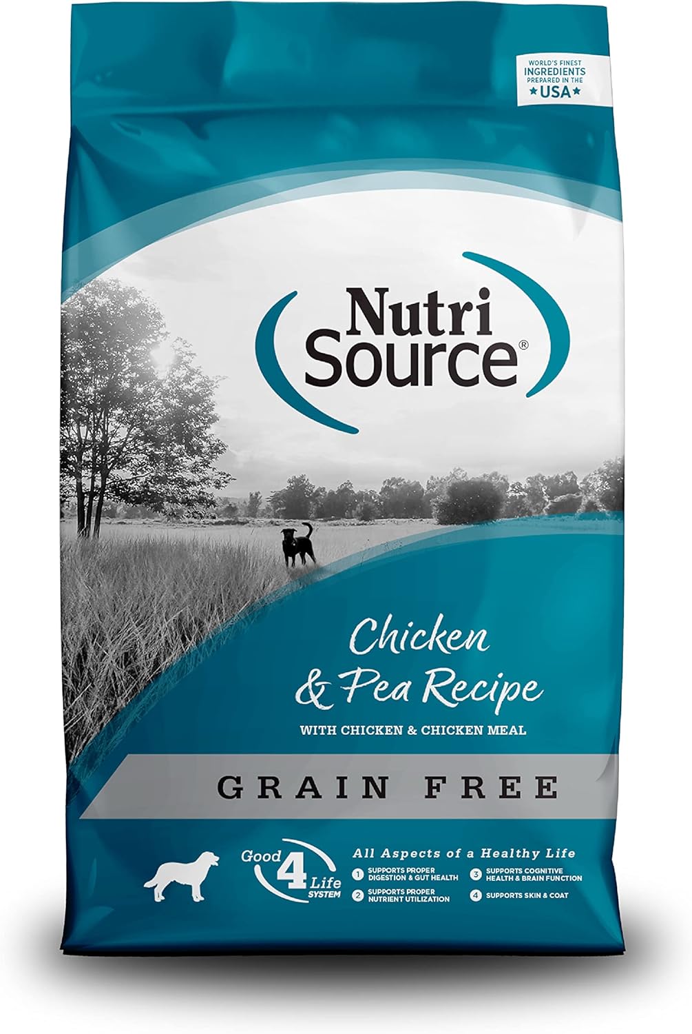 NutriSource Grain-Free Chicken and Pea Recipe Adult Dog 26lb