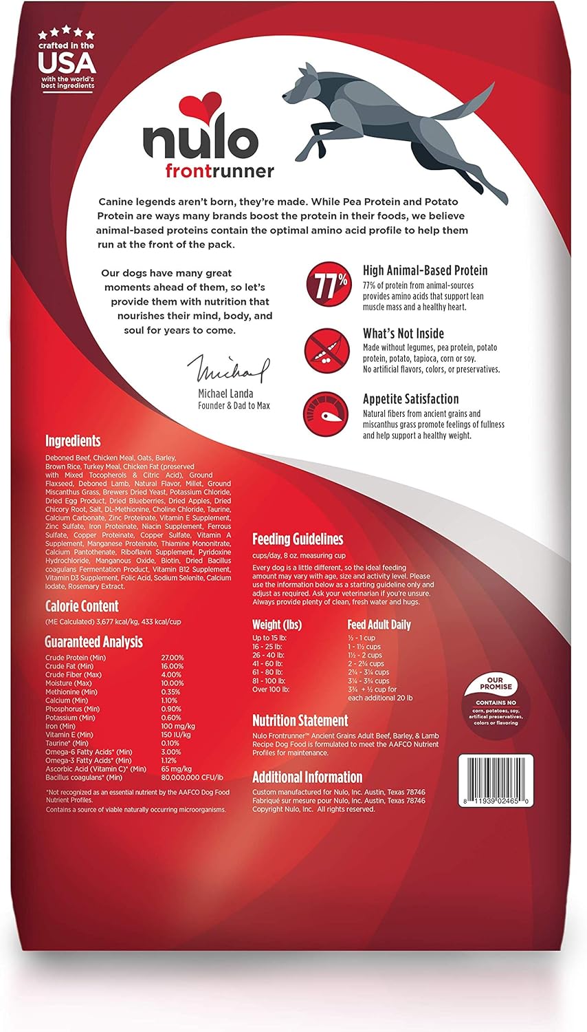 Nulo FrontR AG Beef/B/LB 3#