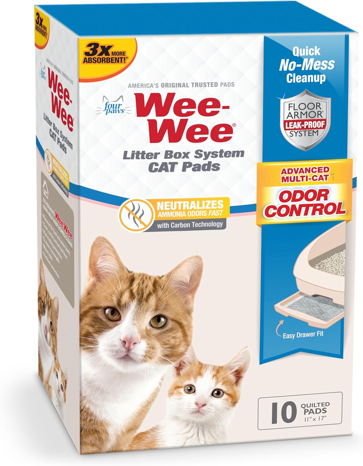 Wee-Wee Cat Pads 3x 10ct