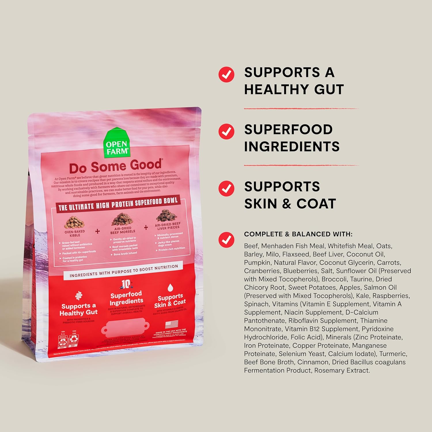 OPEN FARM EPIC BEEF SF 3.5 LB