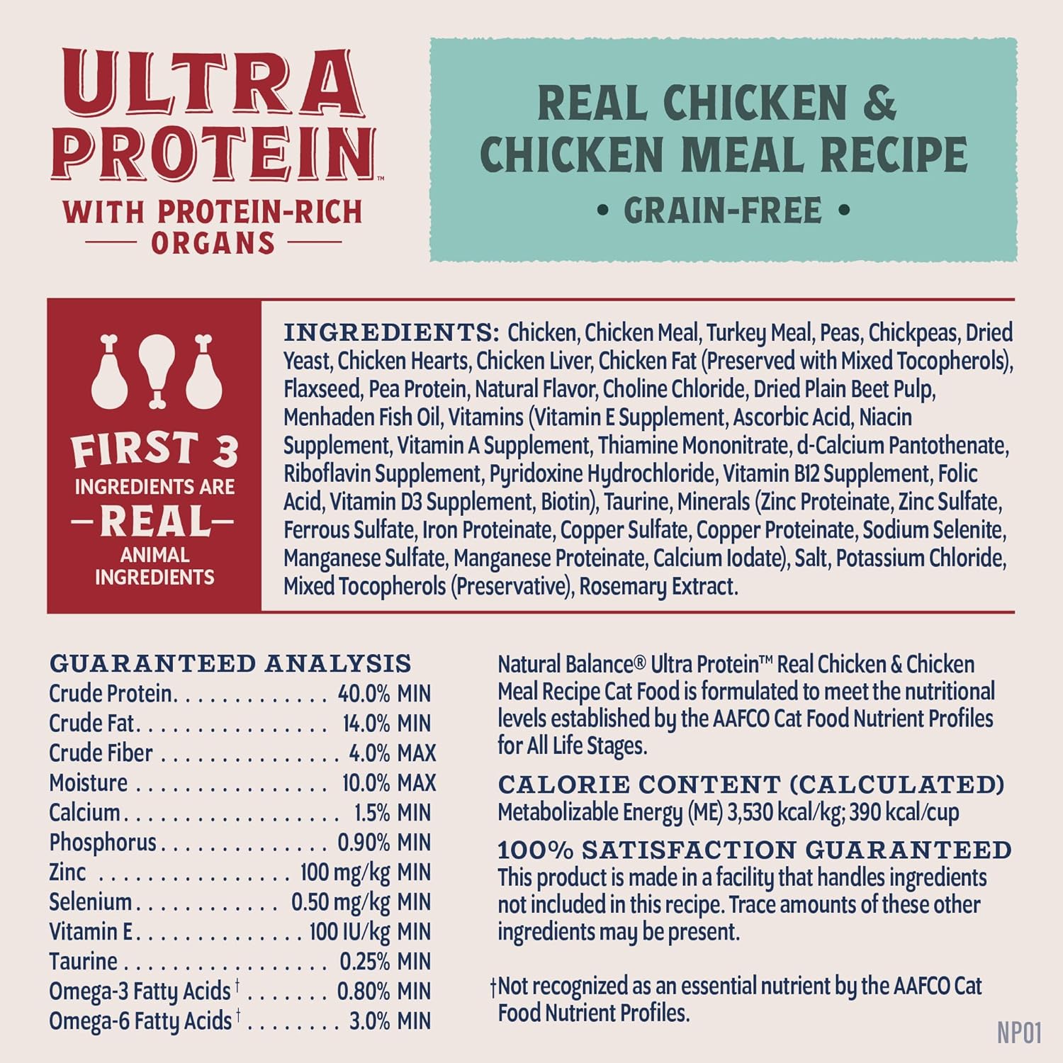 NBP Ultra Protein Cat 3lb