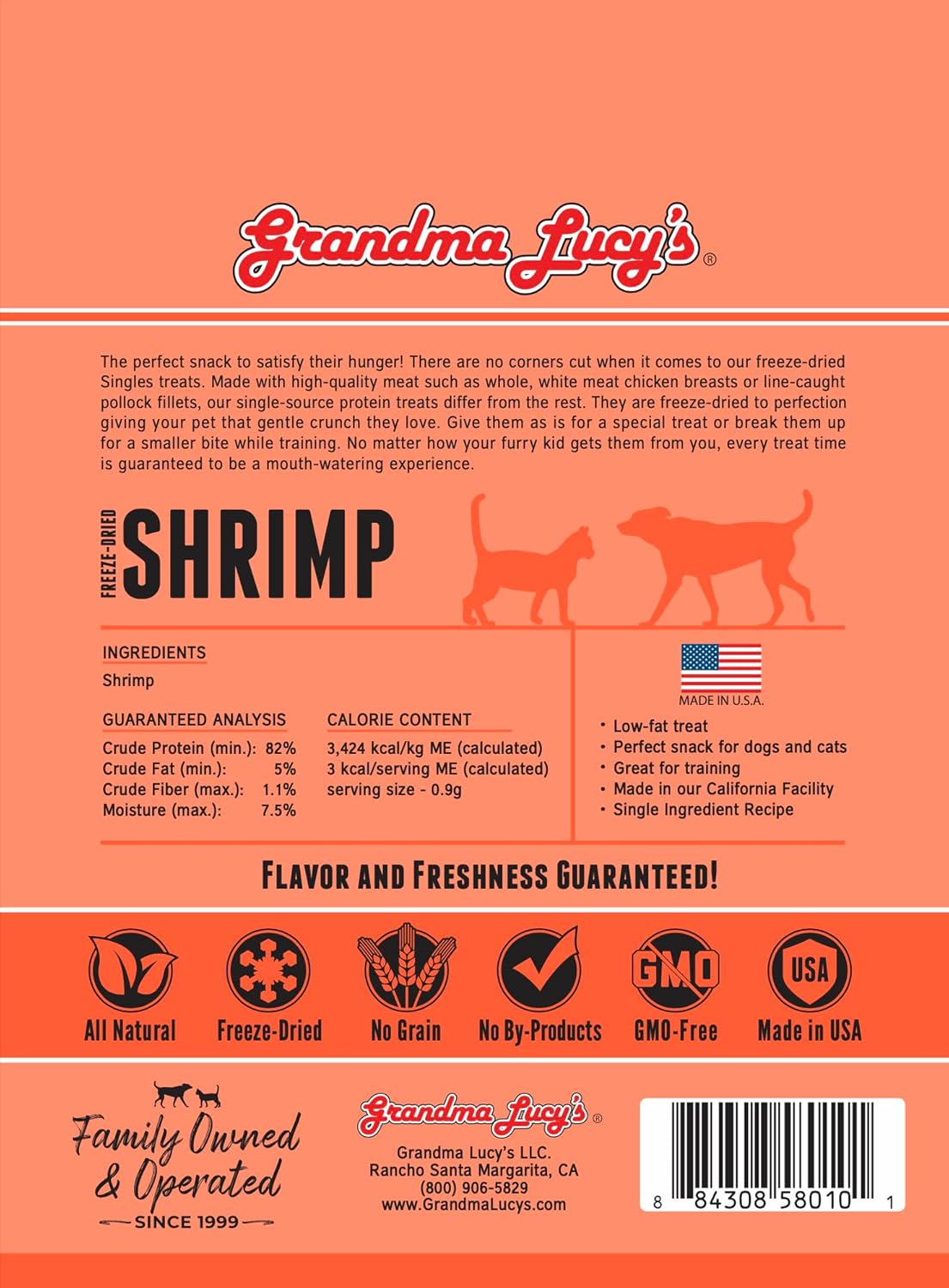 GL CAT SINGLES SHRIMP FD.65oz