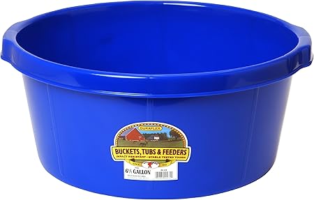 TUB 6.5 GAL BLUE