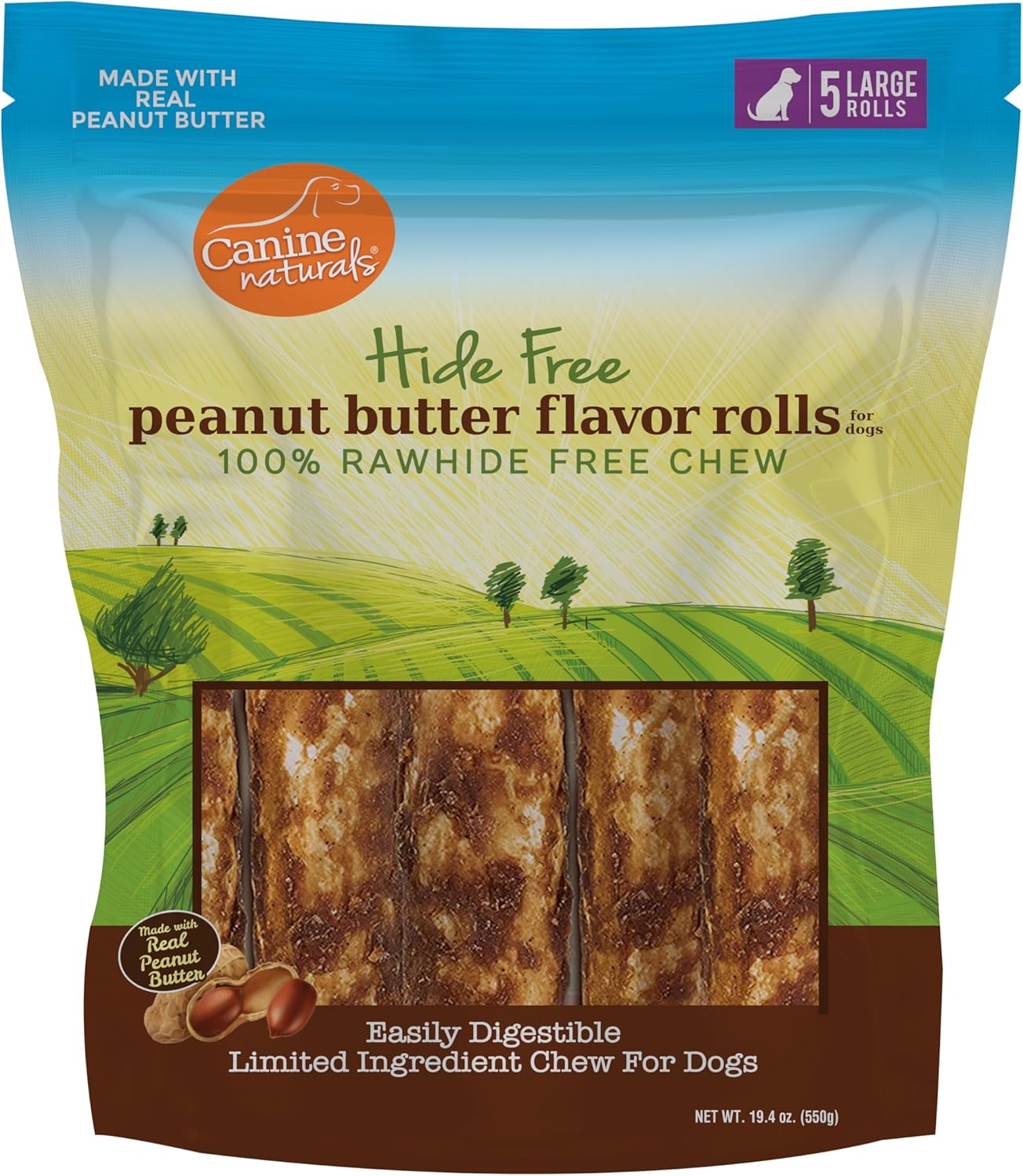 CN NAT PB CHEW 7i ROLL 5PK