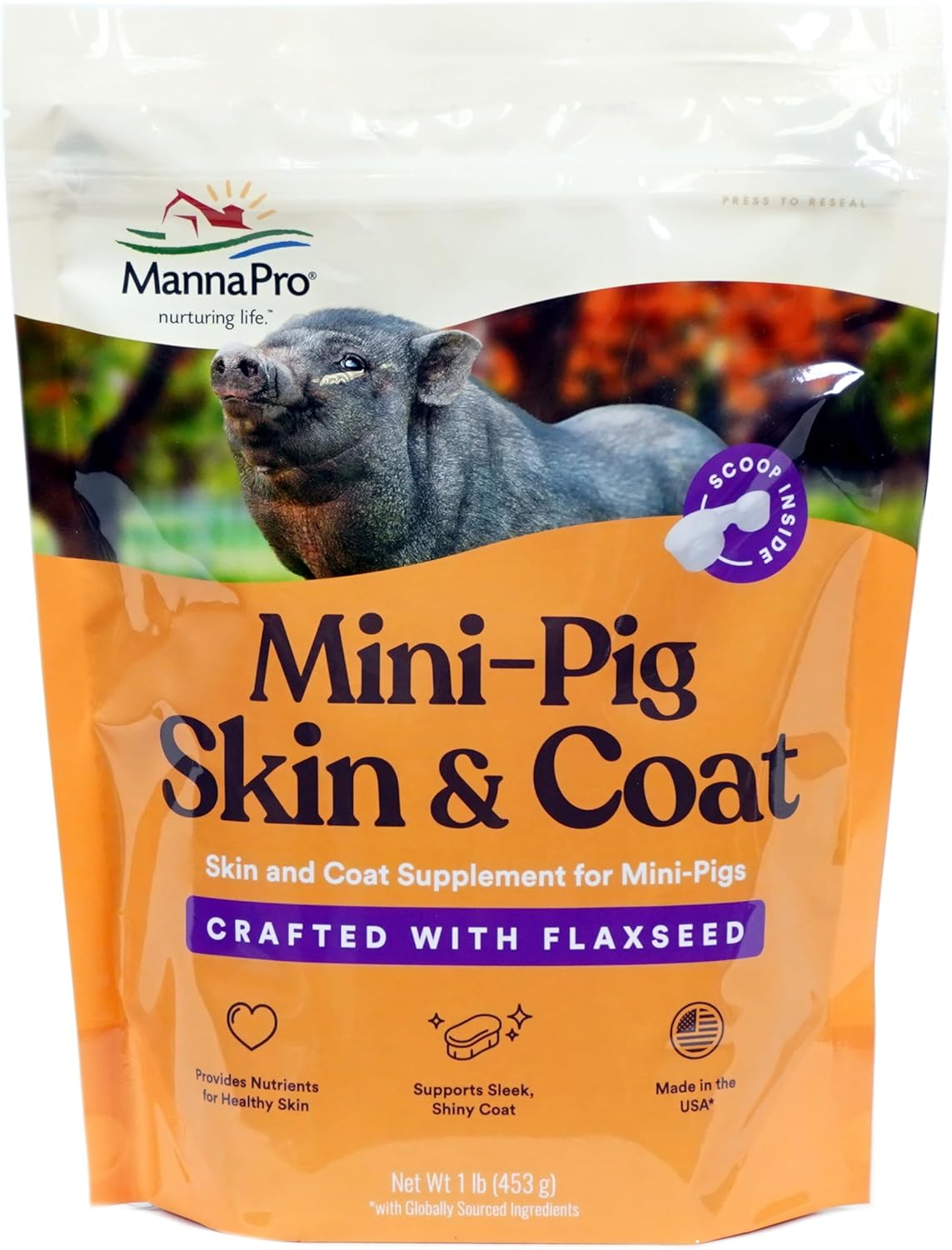 Manna Pro Mini-Pig Skin and Coat Supplement 1lb