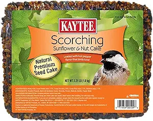 Kaytee Wild Bird Scorching Sunflower & Nut Cake 2.2 lbs.