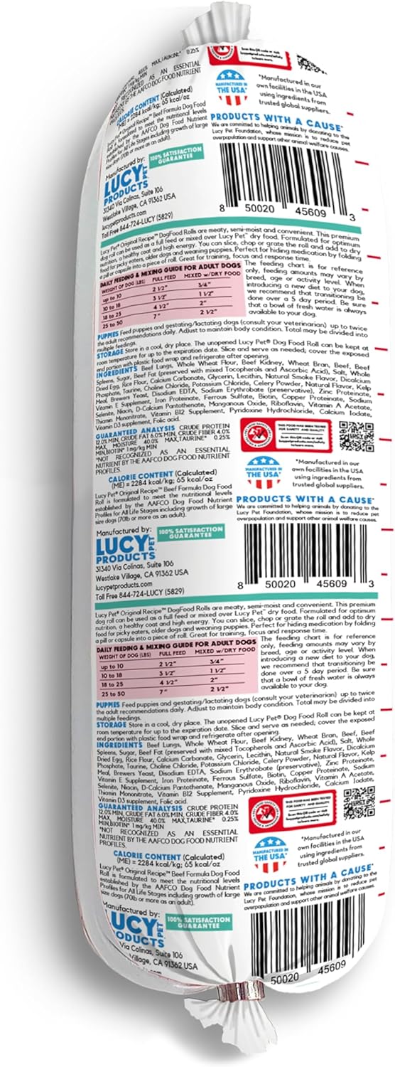 Lucy Pet Beef Roll 1lb