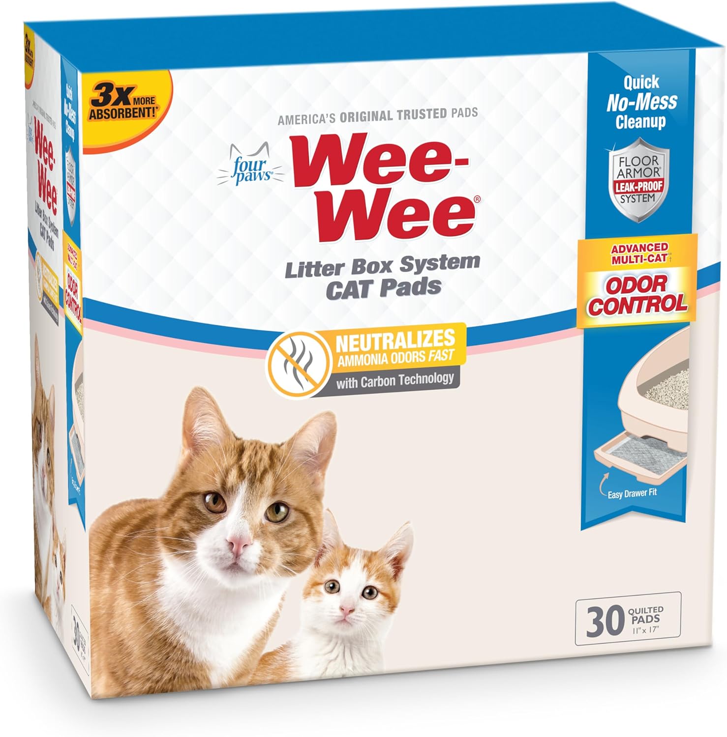 Wee-Wee Cat Pads 30ct