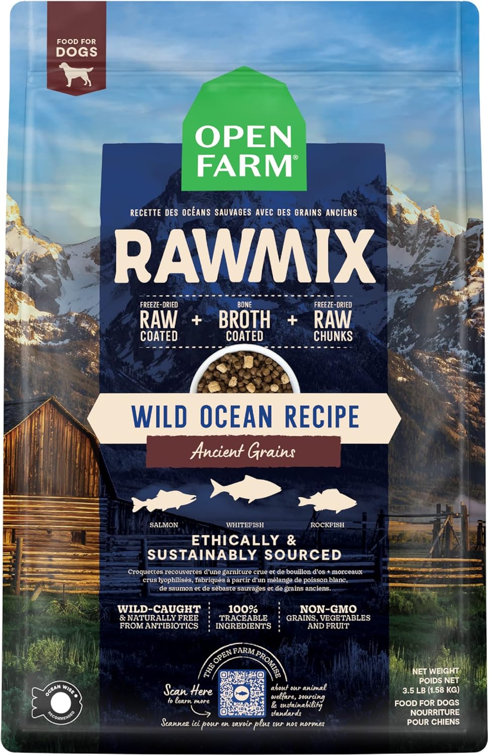 OPEN FARM RAWMIX WO AG 3.5LB