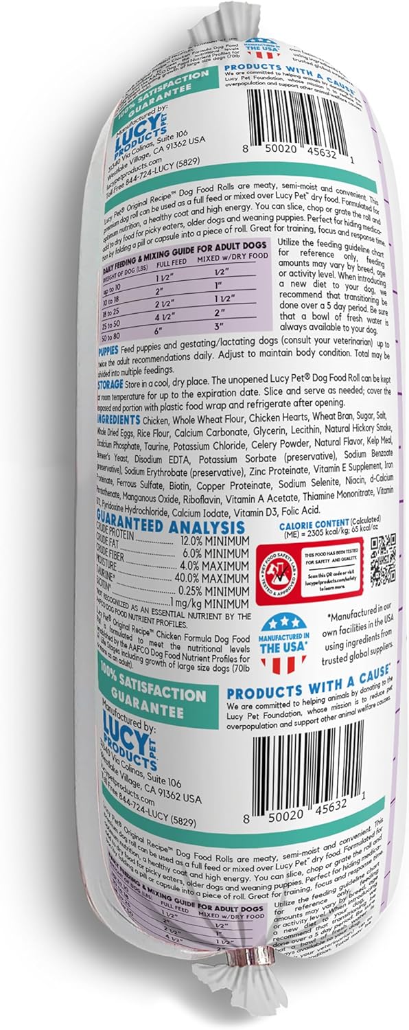 Lucy Pet Chicken Roll 2.25 lb