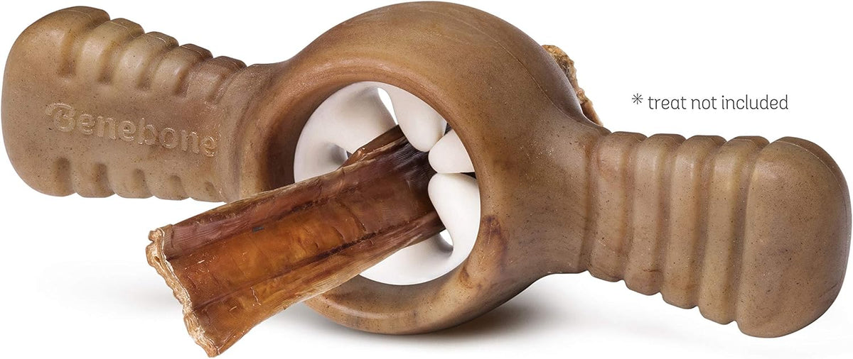 Benebone Pawplexer Bacon Flavored Dog Chew Toy Small