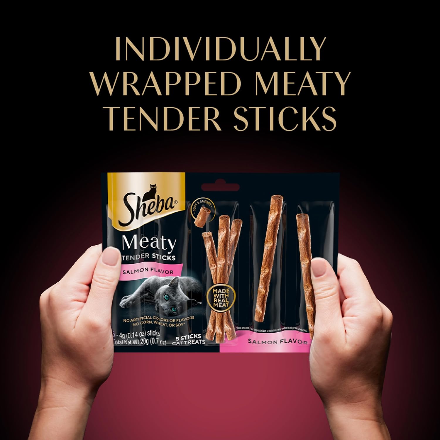 SHEBA tender sticks salm 5pk