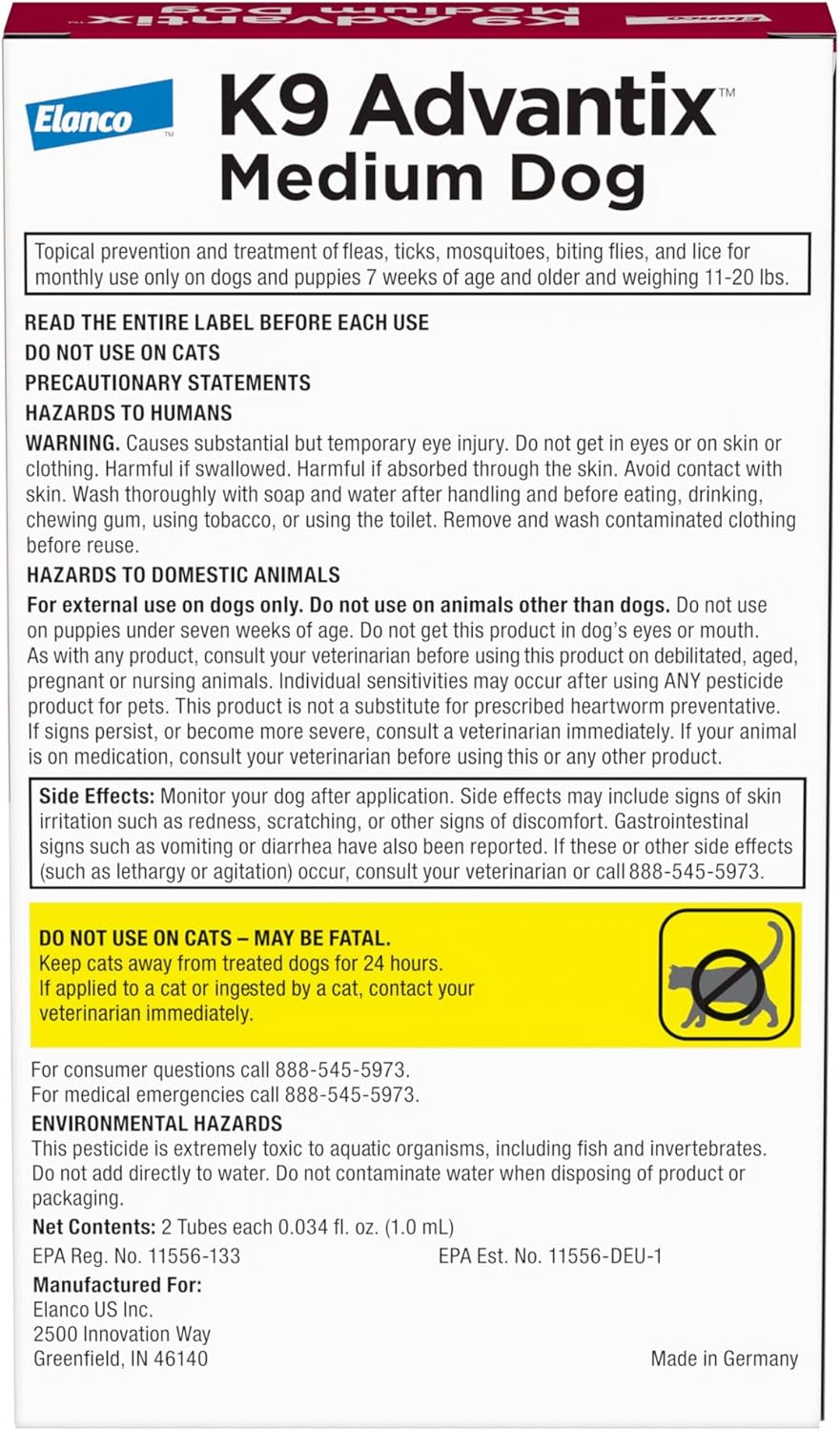 ADVANTIX K9 11-20LB 2PK