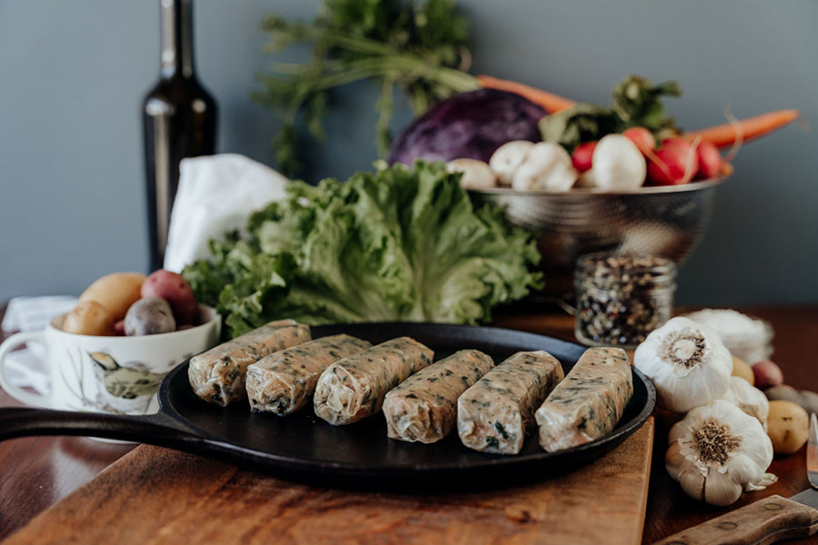Chicken Feta/Spinach Sausage Links - (5-6 links) 1 lb. pkg