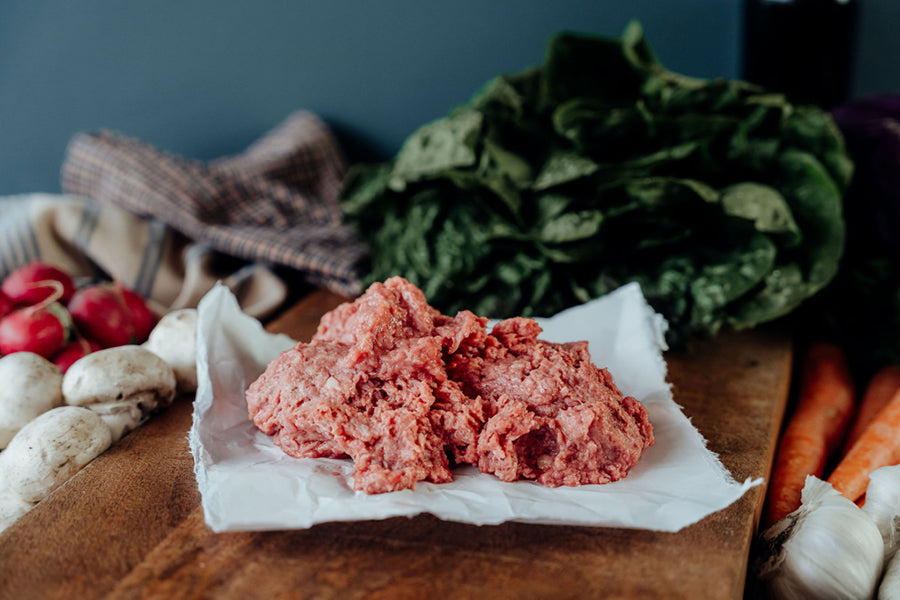 Ground Chicken Backs (pet food) - 1 lb