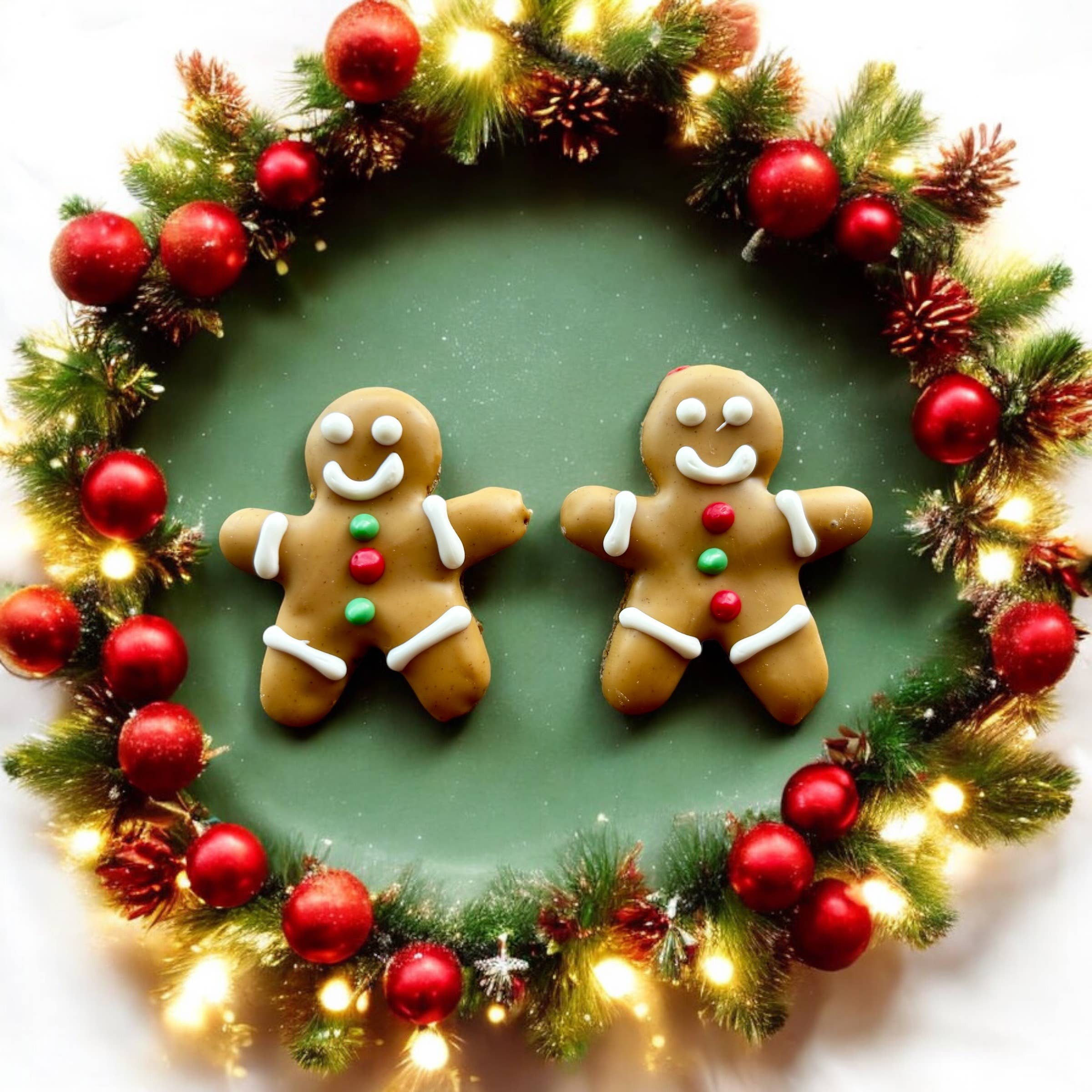 Mini Gingerbread Men dog treat