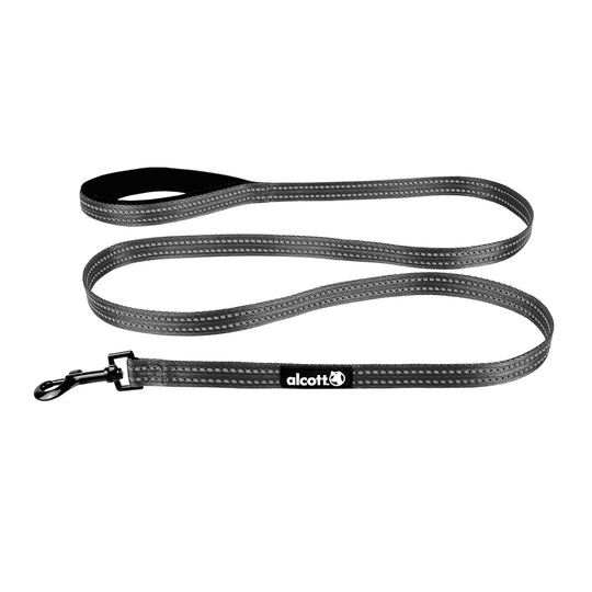 Alcott Adventures Reflective Leash Medium Grey