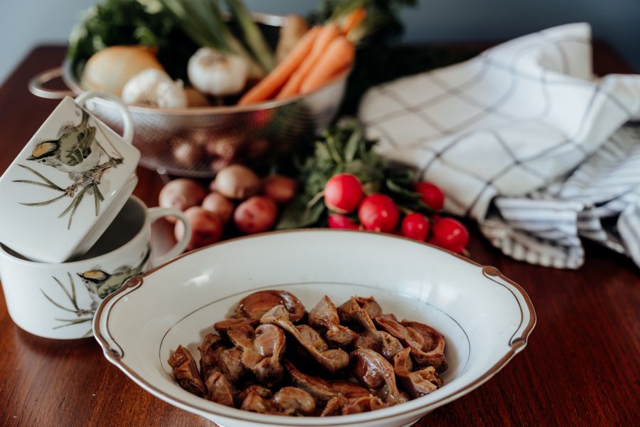 Pasture-raised Chicken Gizzards - 1 lb pkg