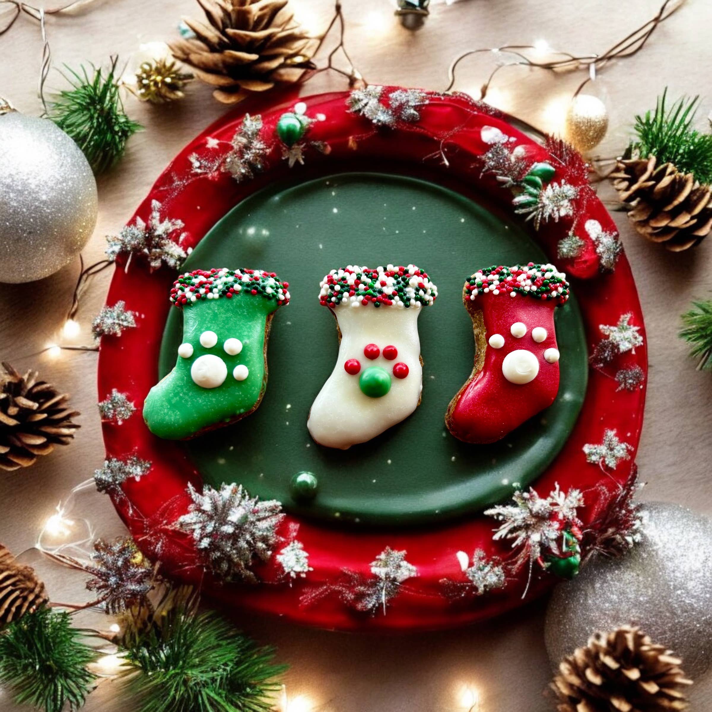 Mini Woofmas Stockings dog treat