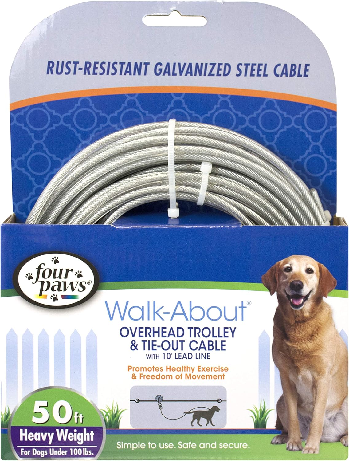 OVERHEAD DOG TROLLEY 50FT