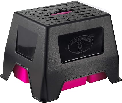 Little Giant Duratote Step Stool with Grooming Box Pink