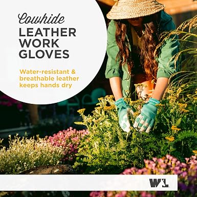 Wells Lamont Women's Hybrid Work/Gardening Gloves Large