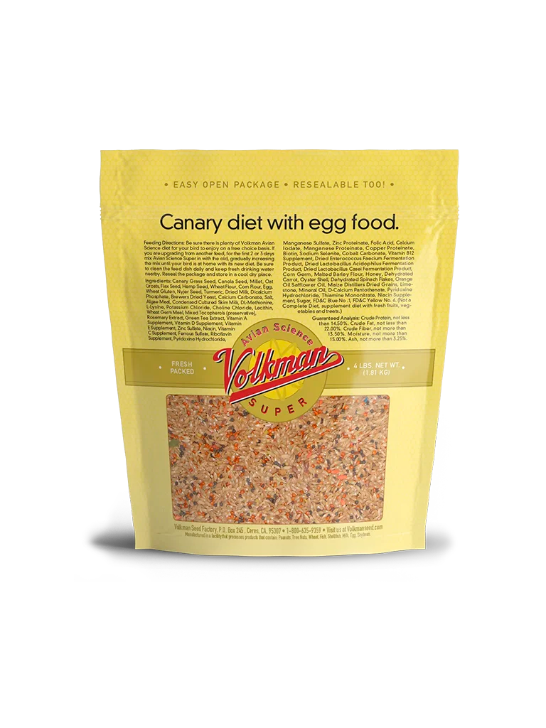 Volkman Avian Science Super Canary 4#