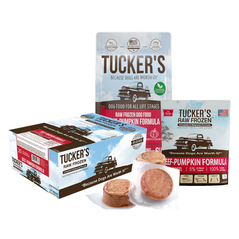 Tuckers RAW FROZEN BEEF-PUMPKIN 20 LBS